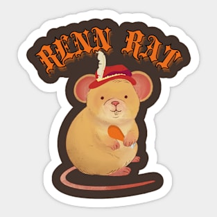 Renn Rat Sticker